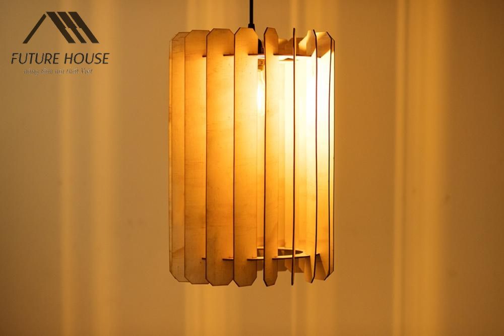 Đèn gỗ thả trần F-Louvre 12