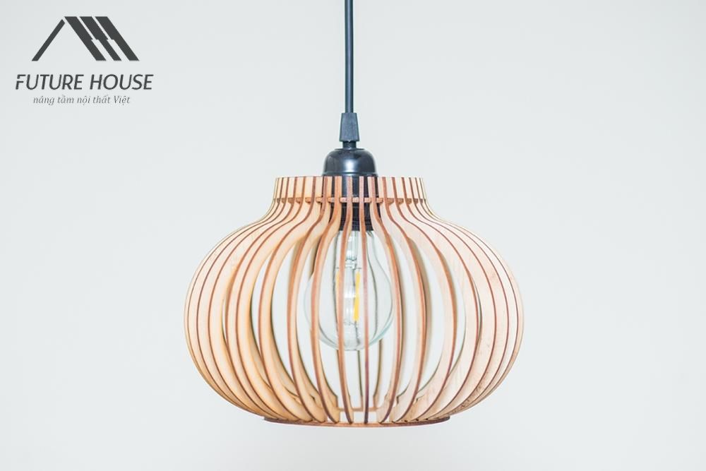 Đèn gỗ thả trần F-Louvre 37