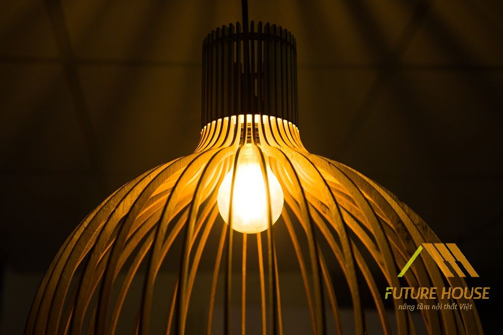 Đèn gỗ thả trần F-Louvre 66