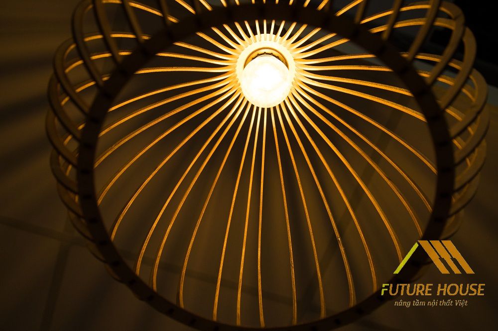 Đèn gỗ thả trần F-Louvre 66