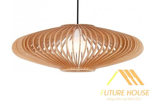 Đèn gỗ thả trần F-Louvre 52