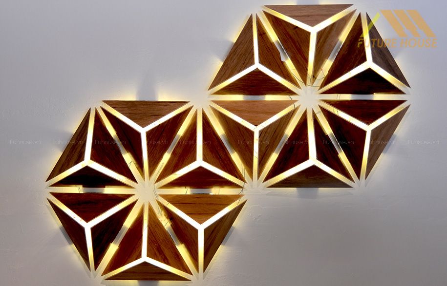 Đèn Gỗ Trang Trí Treo Tường Độc Đáo F-Annecy 11