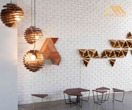 Đèn Gỗ Trang Trí Treo Tường Độc Đáo F-Annecy 11