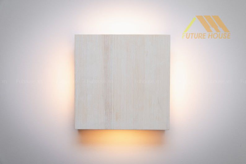 Đèn gỗ trang trí treo tường gỗ sồi F-Annecy 08