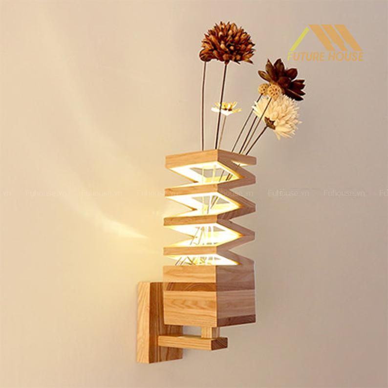 Đèn Gỗ Trang Trí Treo Tường Cao Cấp F-Annecy 09