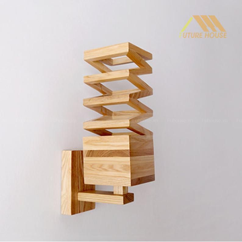 Đèn Gỗ Trang Trí Treo Tường Cao Cấp F-Annecy 09