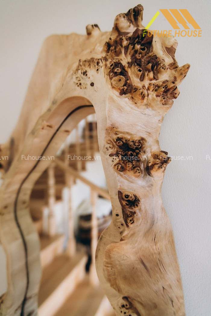 Gương Decor Trang Trí Tường Wood Mirror