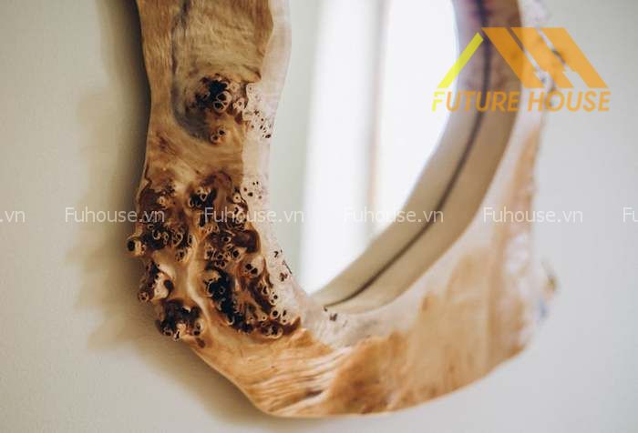 Gương Decor Trang Trí Tường Wood Mirror