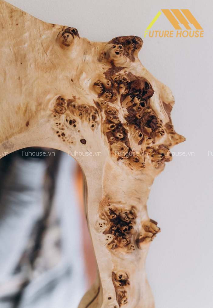 Gương Decor Trang Trí Tường Wood Mirror