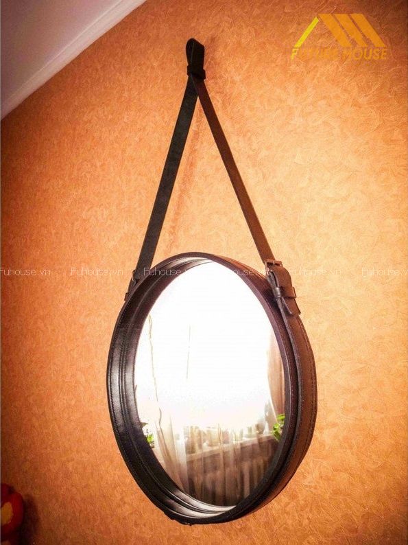 Gương Decor Trang Trí Tường Black Circle Mirror