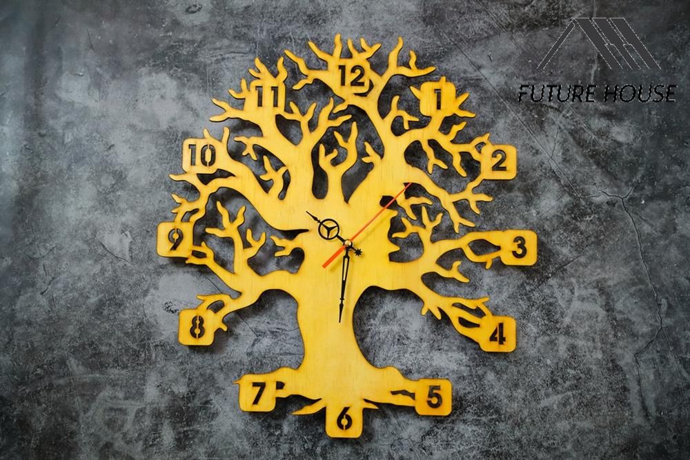 Đồng hồ gỗ treo tường F-Gorge 03