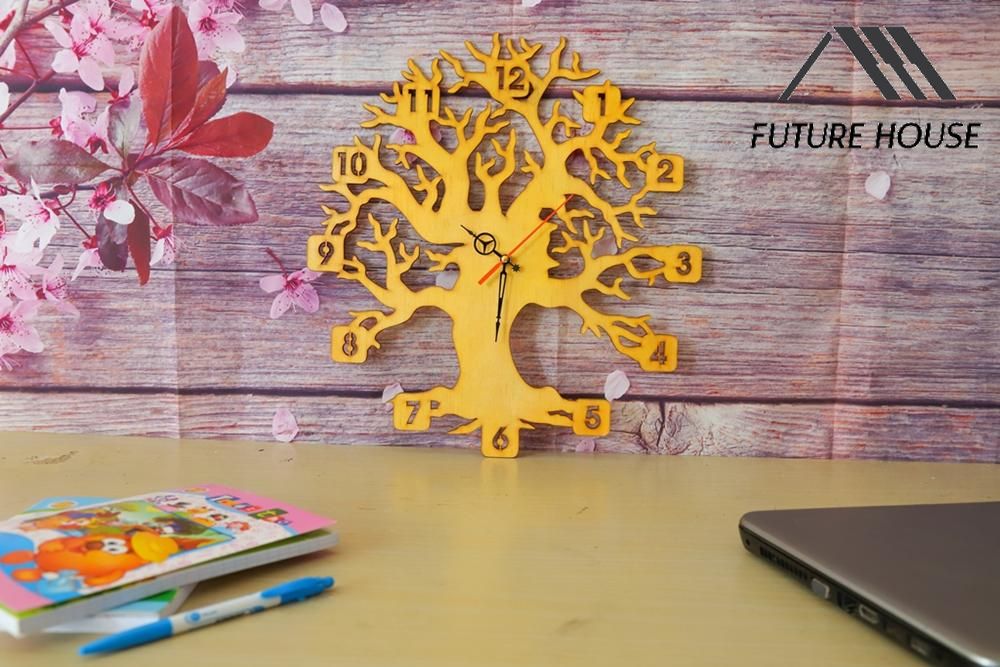 Đồng hồ gỗ treo tường F-Gorge 03