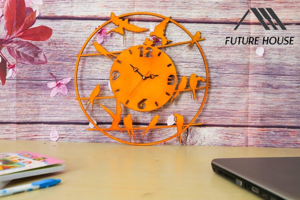 Đồng hồ gỗ treo tường F-Gorge 06