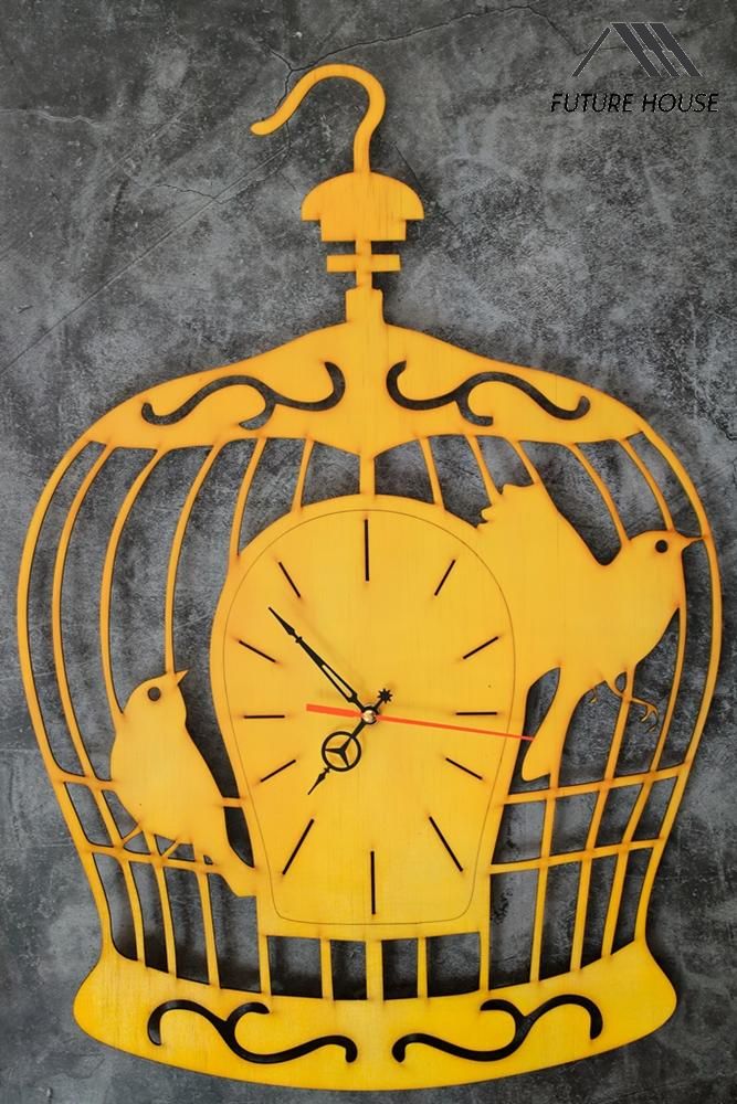 Đồng hồ gỗ treo tường F-Gorge 04