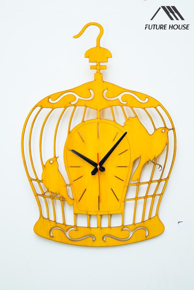 Đồng hồ gỗ treo tường F-Gorge 04