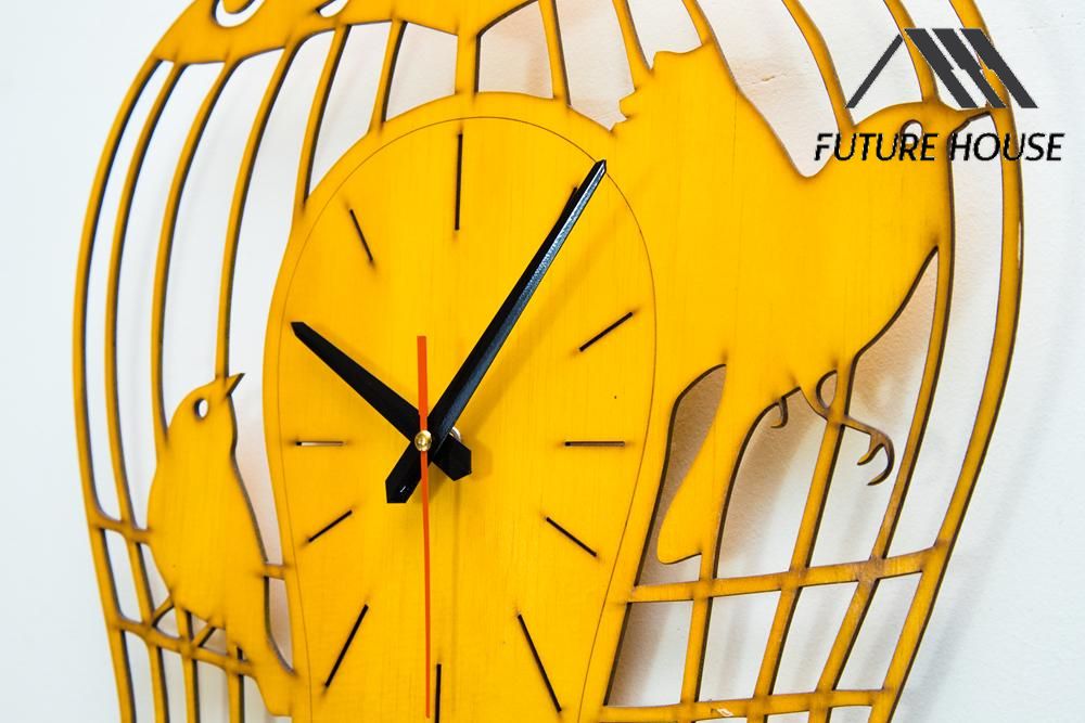 Đồng hồ gỗ treo tường F-Gorge 04