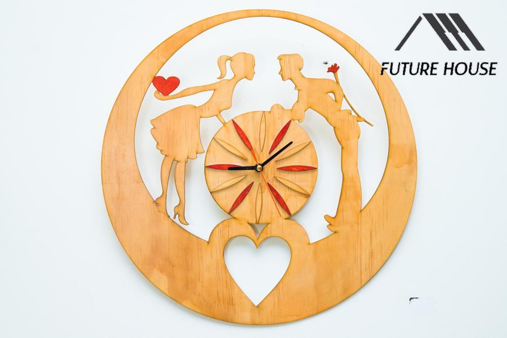 Đồng hồ gỗ treo tường F-Gorge 15