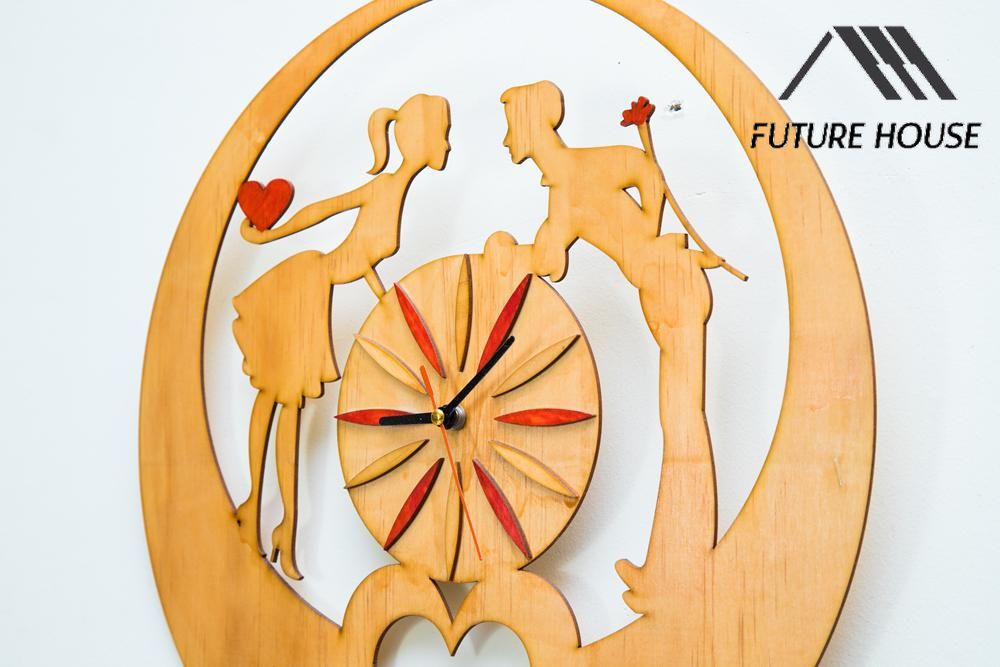 Đồng hồ gỗ treo tường F-Gorge 15