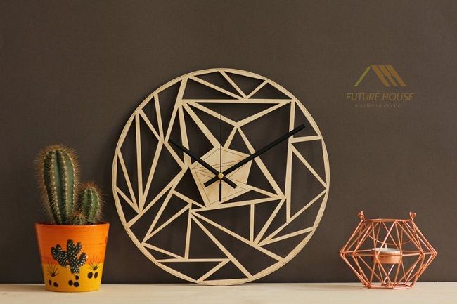 Đồng hồ gỗ treo tường F-Gorge 24