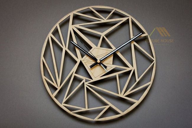 Đồng hồ gỗ treo tường F-Gorge 24