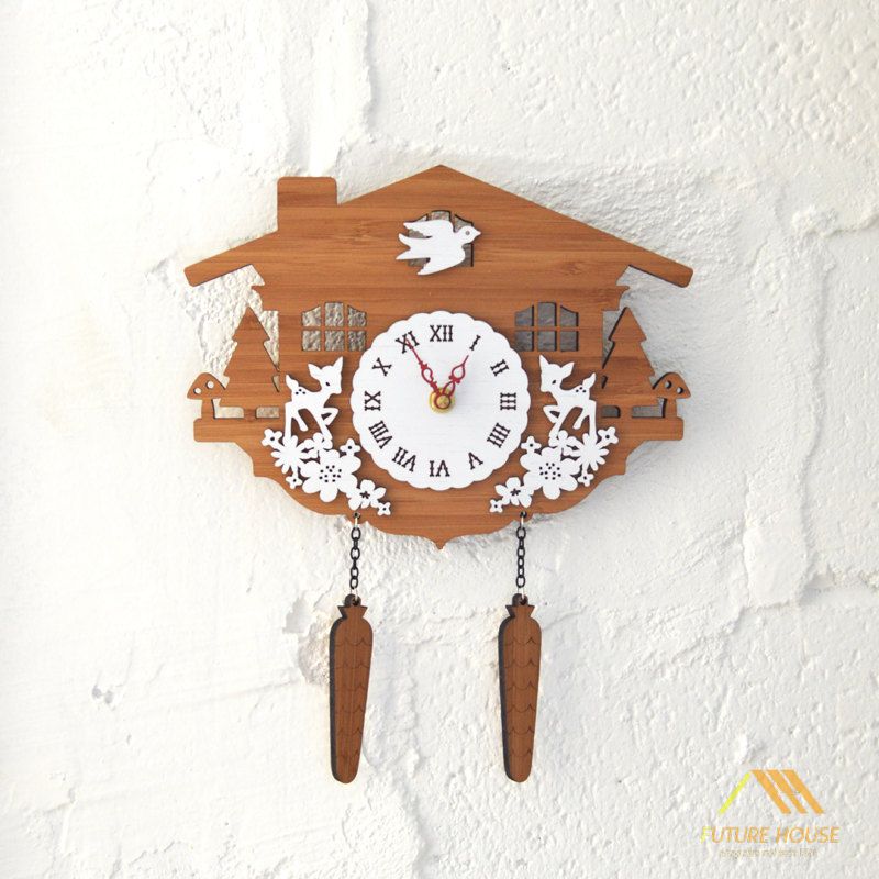 đồng hồ gỗ treo tường tại Hà Nội 