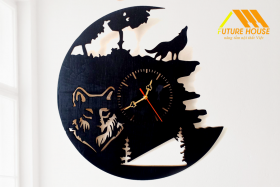 Đồng Hồ Gỗ Treo Tường F-Gorge 35