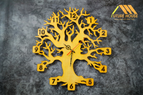 Đồng hồ gỗ treo tường F-Gorge 03