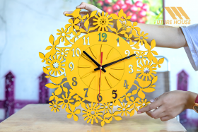 Đồng hồ gỗ treo tường F-Gorge 05