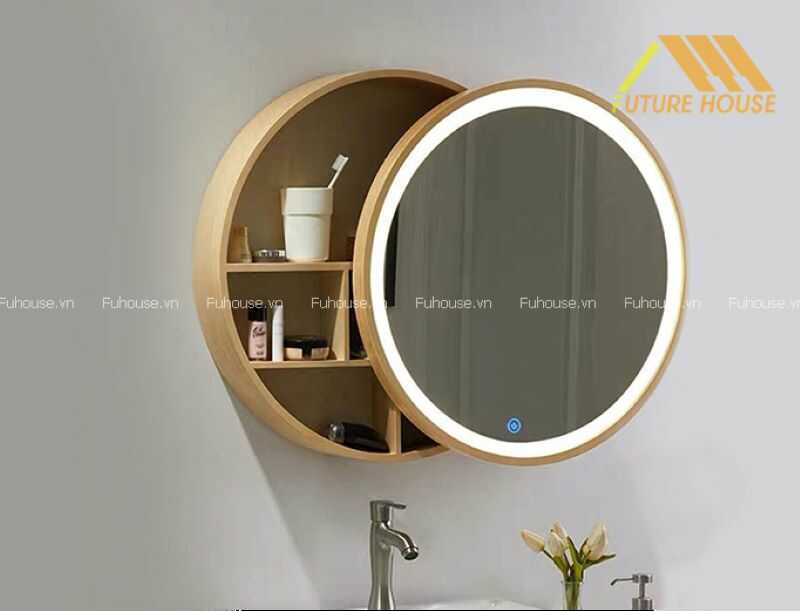 Gương treo phòng tắm tích hợp tủ đựng đồ vừa đa năng vừa đảm bảo tính thẩm mỹ