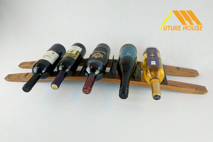 Kệ đựng rượu cao cấp hình sóng