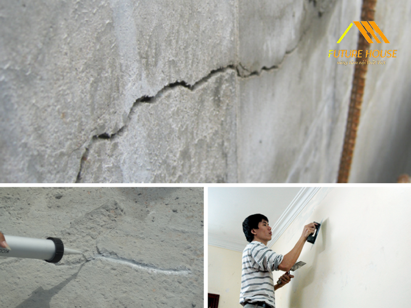 Vết nứt lớp vữa vữa xi măng