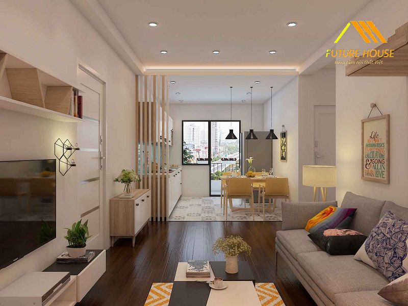 Thiết Kế Trang Trí Tường Phòng Khách