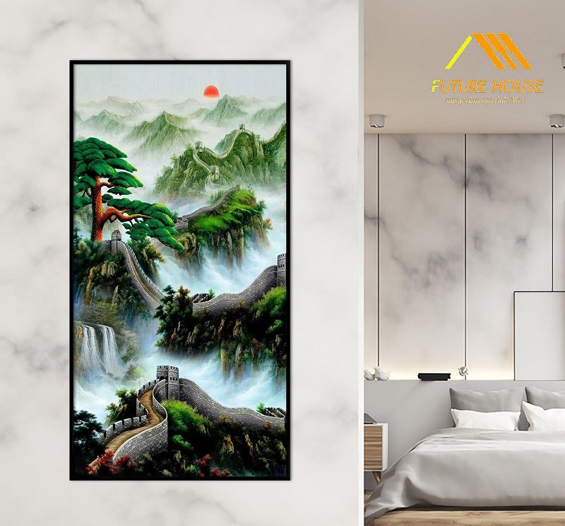 Chọn Tranh Đẹp Hợp Phong Thủy Huyền Quan Vượng Tài Vượng Vận