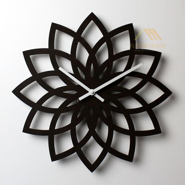 đồng hồ treo tường nghệ thuật gỗ