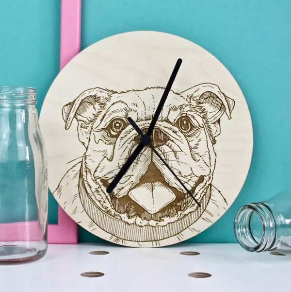101 ý tưởng về đồng hồ treo tường với kỹ thuật “Laser Cut” (Phần 1)