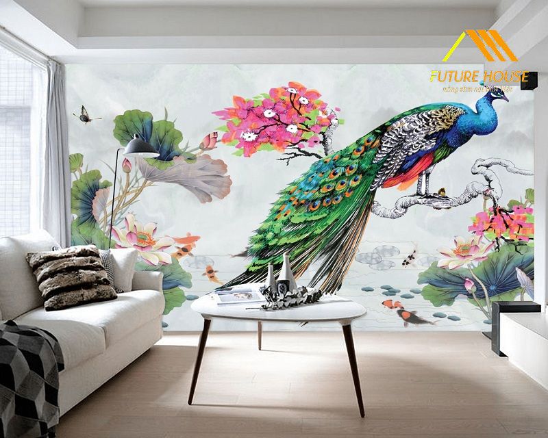 Trang trí kiểu phòng khách có ban công