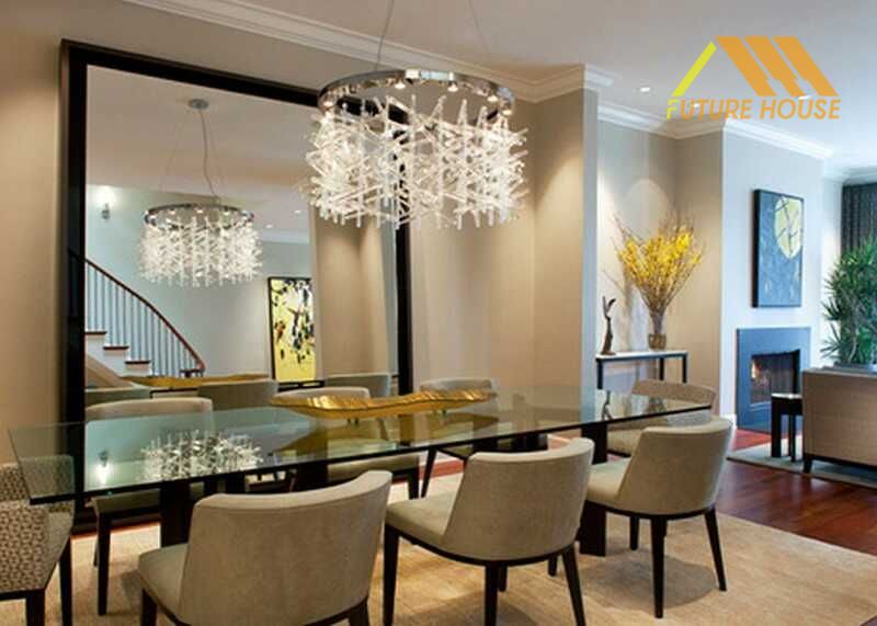 Đặt gương đúng vị trí giúp bữa ăn của bạn thêm ấm áp hơn
