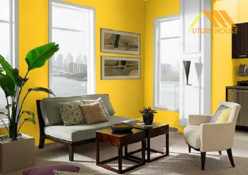 Màu vàng - xám - nâu - Ý tưởng phối màu cho thiết kế vintage độc đáo