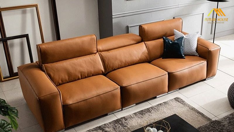 Nên chọn ghế sofa dáng dài, đơn giản